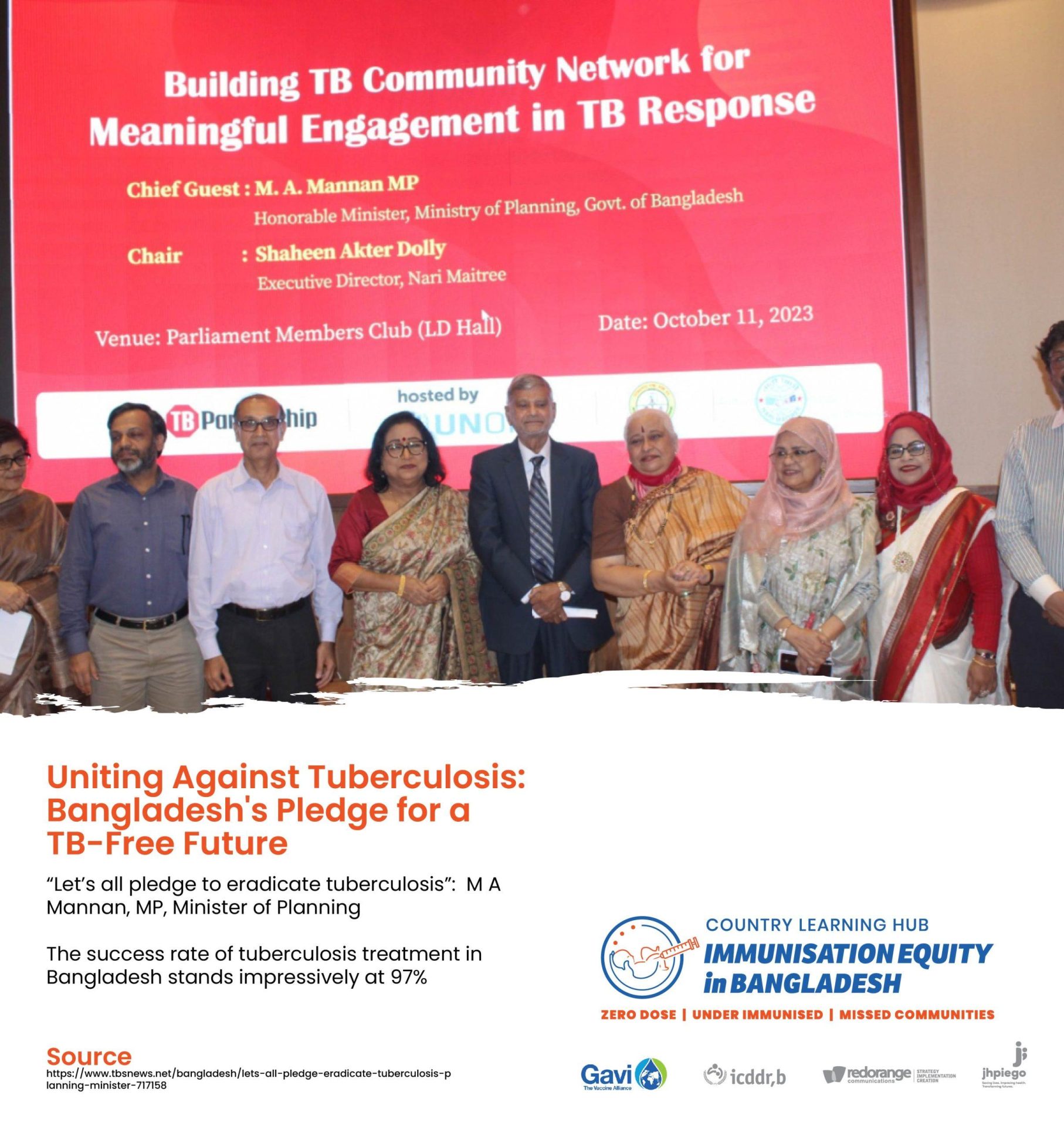 Uniting Against Tuberculosis: Bangladesh’s Pledge for a TB-Free Future