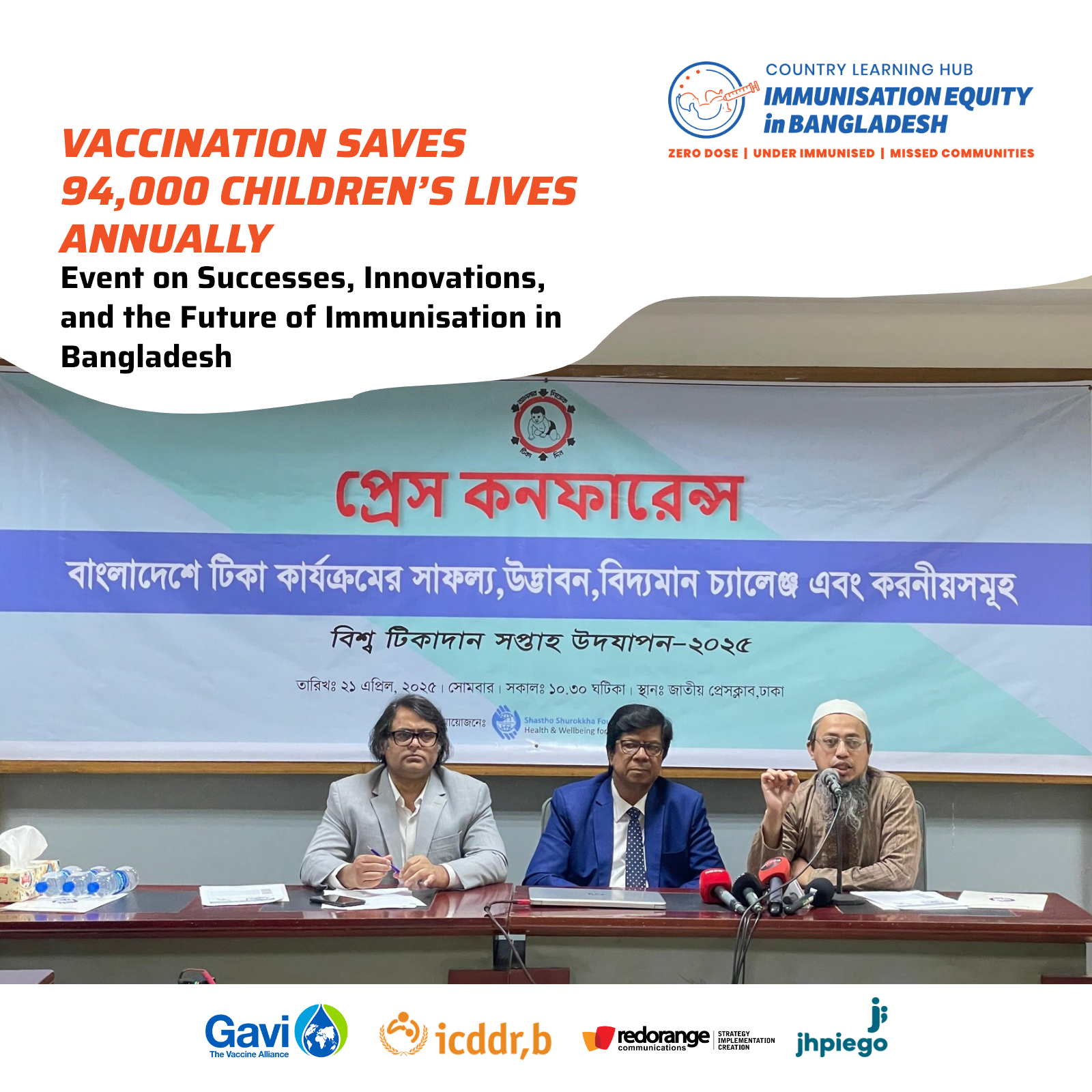 Vaccination Saves 94,000 Children’s Lives Annually: Successes, Innovations, and the Future of Immunisation in Bangladesh