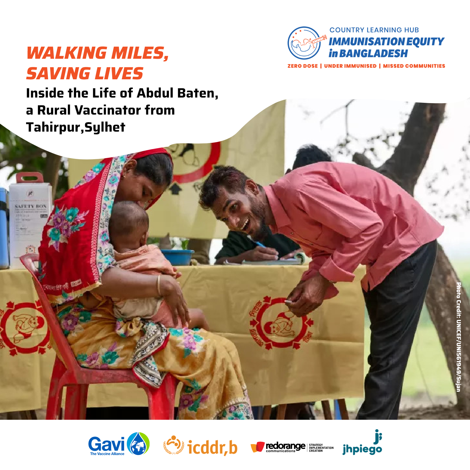 Walking Miles, Saving Lives: Inside the Life of Abdul Baten, a Rural Vaccinator from Tahirpur, Sylhet