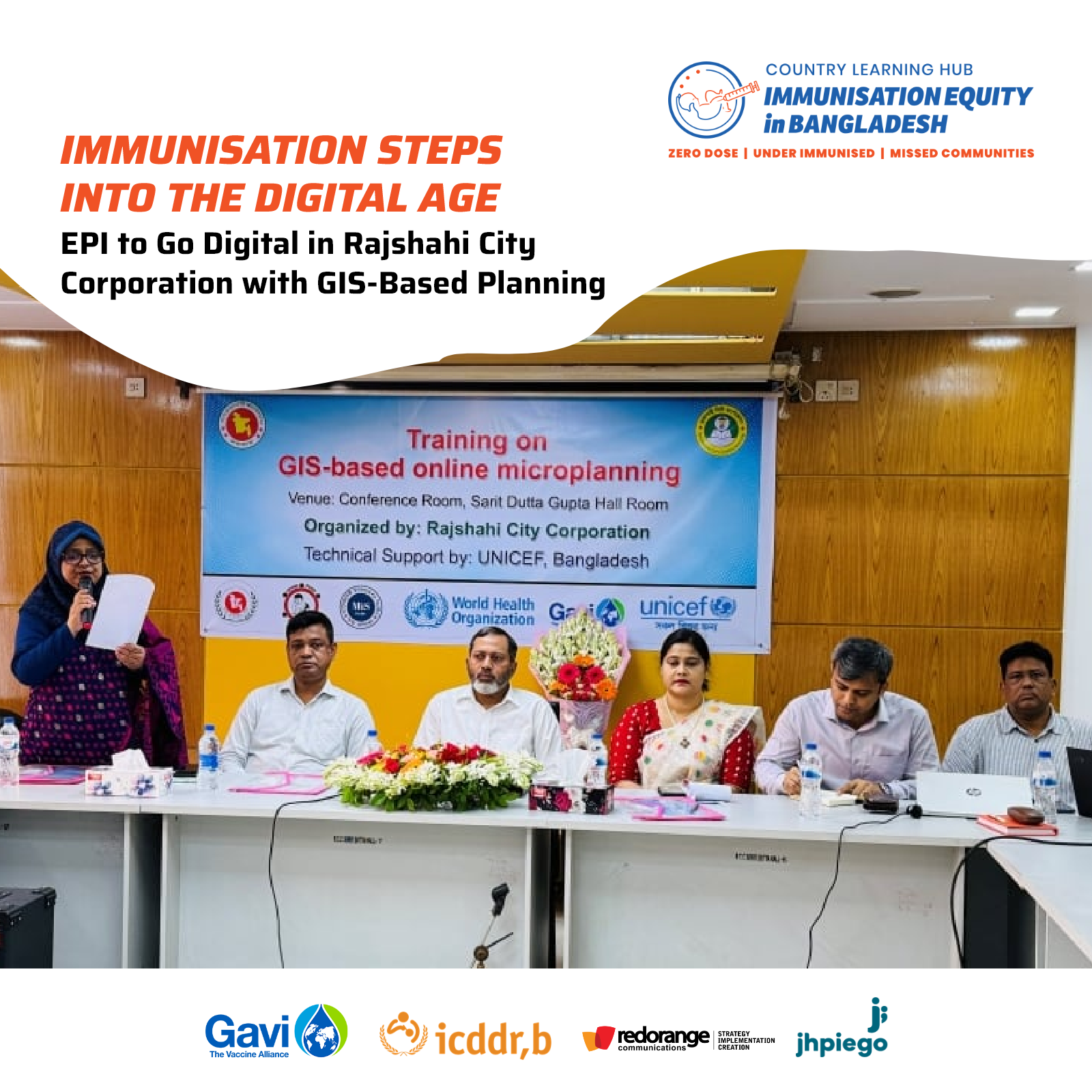 Immunisation Steps Into the Digital Age: EPI to Go Digital in Rajshahi City Corporation with GIS-Based Planning