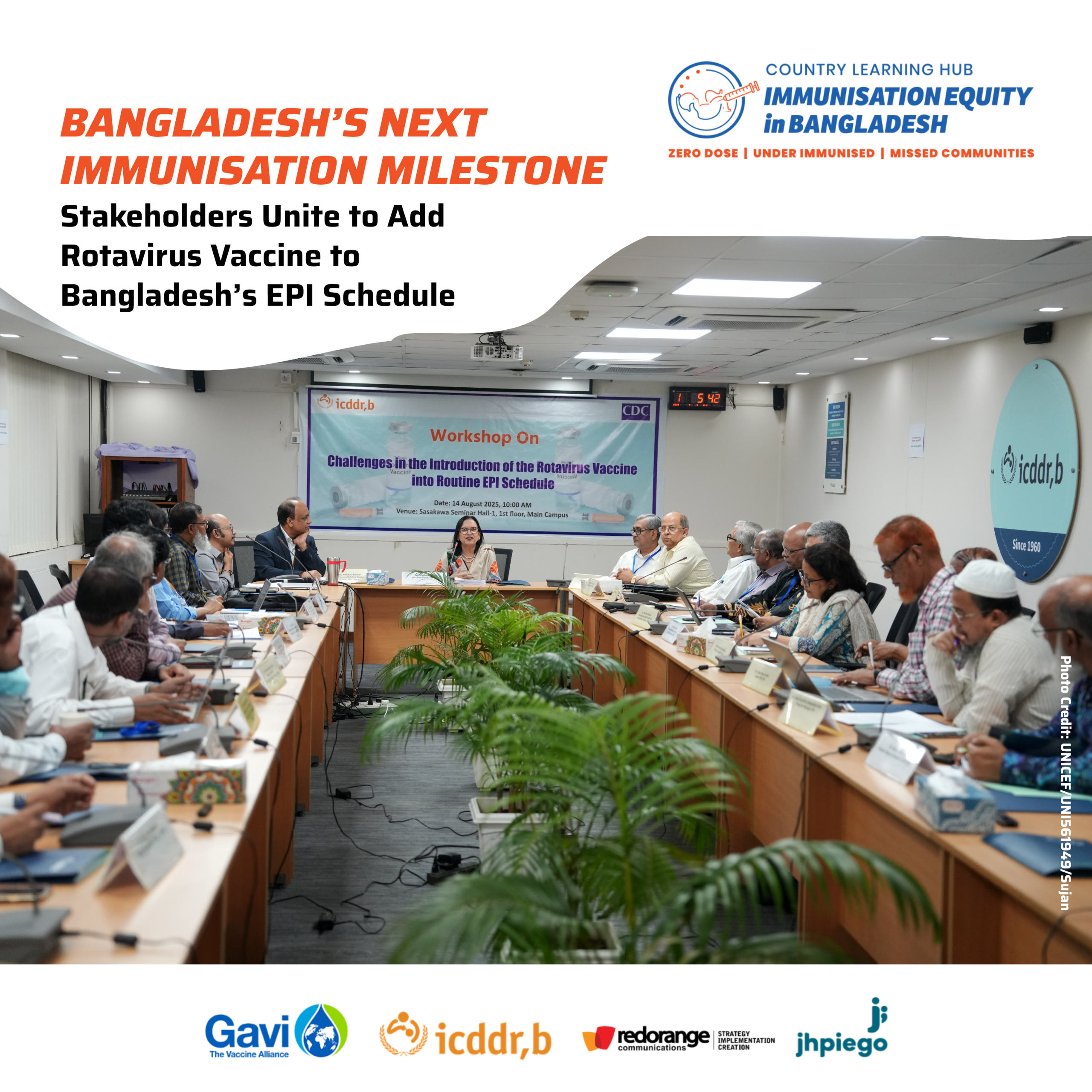 Bangladesh’s Next Immunisation Milestone: Stakeholders Unite to Add Rotavirus Vaccine to Bangladesh’s EPI Schedule 