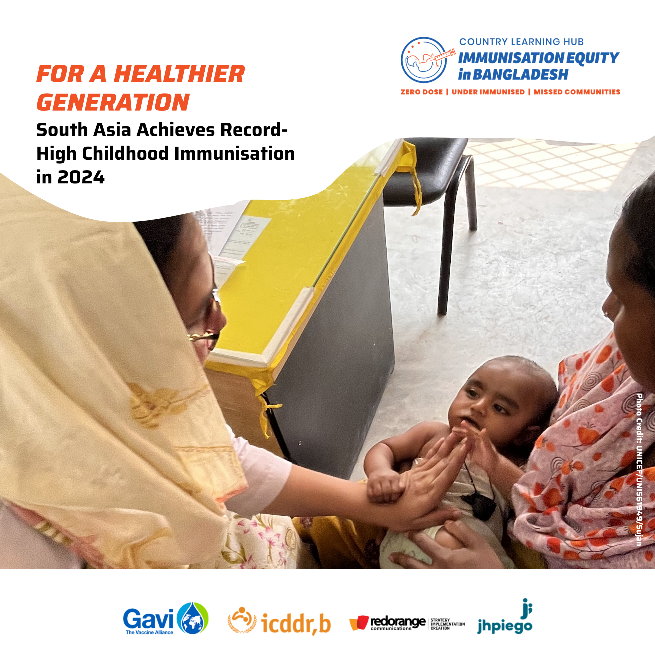 For A Healthier Generation: South Asia Achieves Record-High Childhood Immunisation in 2024 